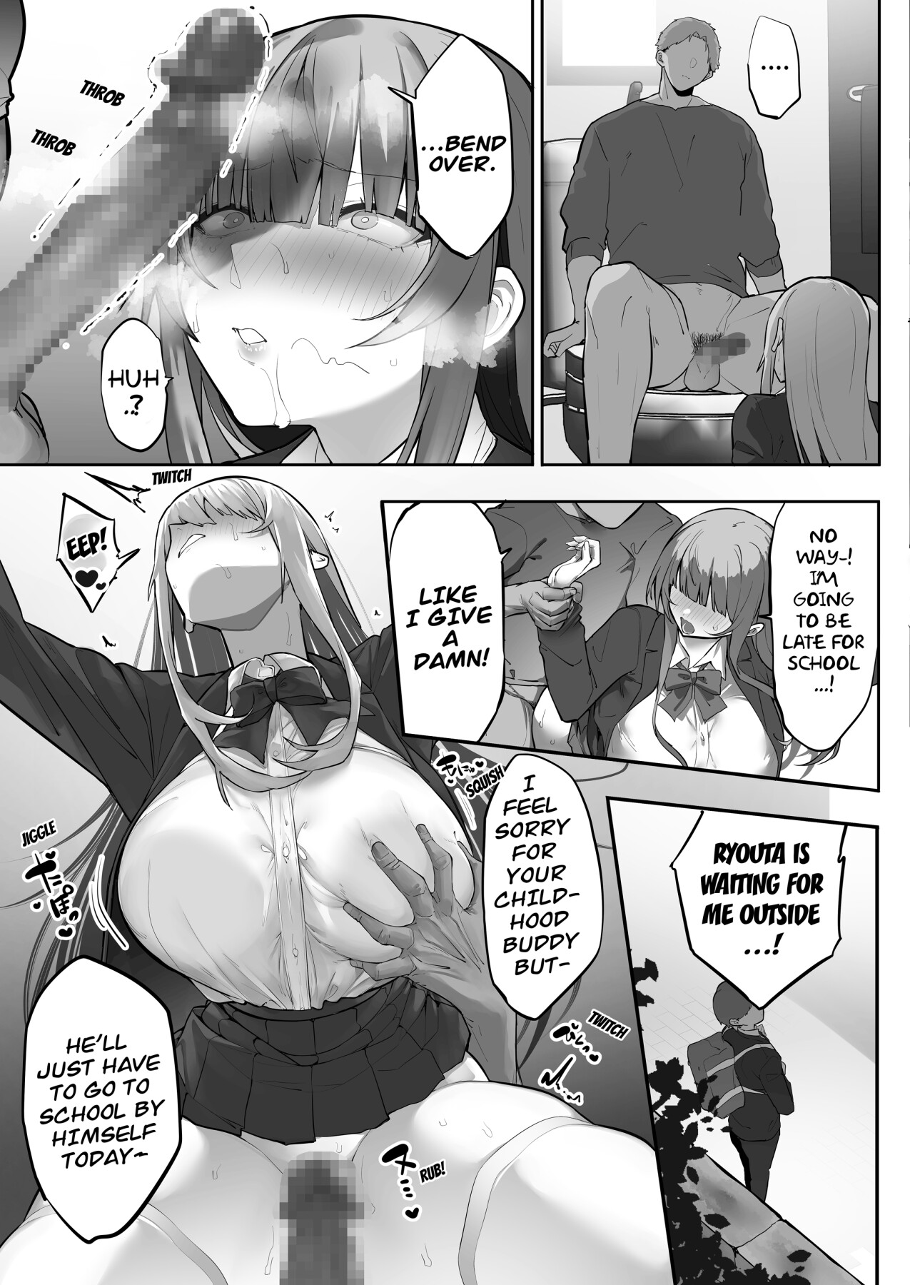 Hentai Manga Comic-Tsubaki falls into depravity after being cuckolded by her brother-in-law-Read-38